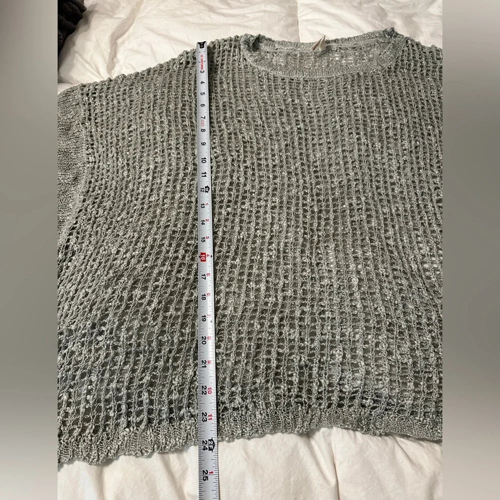 POL Gray Knit Women's Open Sides Sweater - NWOT - Size M - Picture 8 of 9